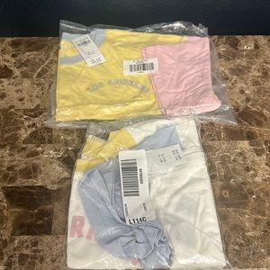 Two Hollister crop T-shirts